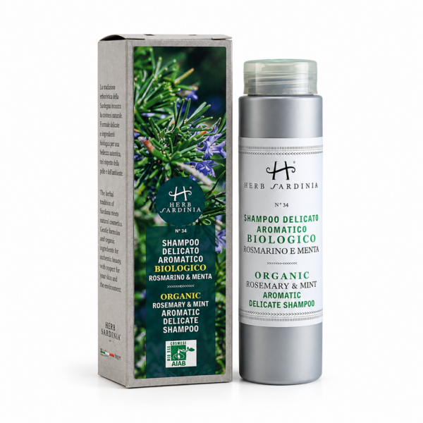 ORGANICZNY SZAMPON Z ROZMARYNEM I MIĘTĄ, 200 ml
