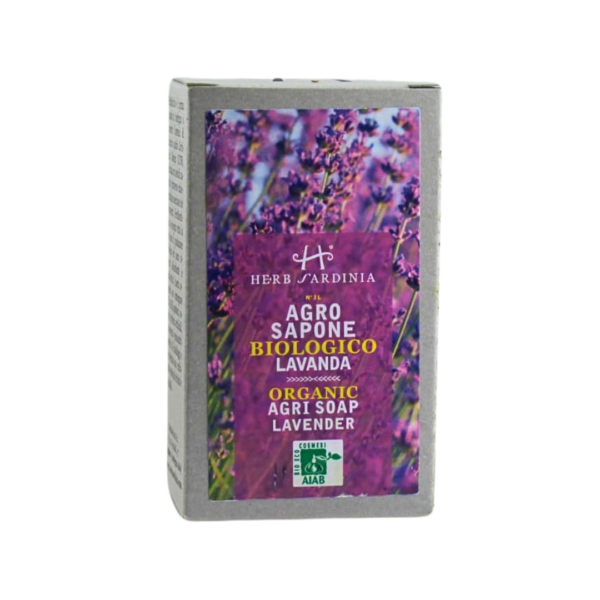 lav2 ORGANICZNE MYDŁO W KOSTCE Z LAWENDĄ, 100G