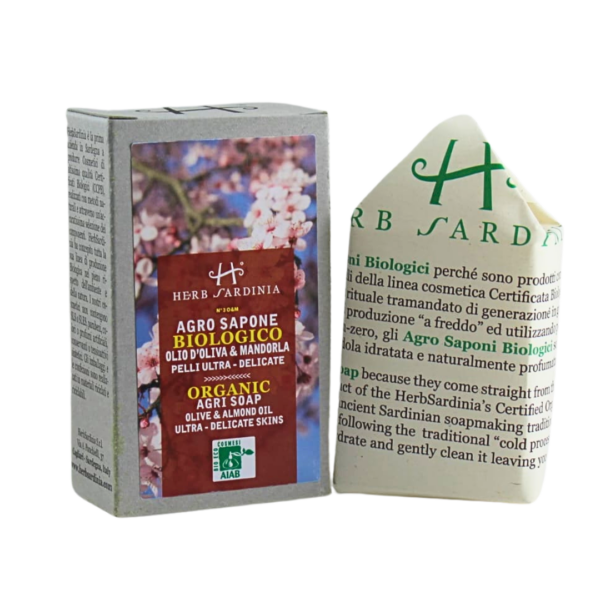 migd2 ORGANICZNE MYDŁO W KOSTCE Z Z OLIWĄ Z OLIWEK I OLEJEM MIGDAŁOWYM, 100G