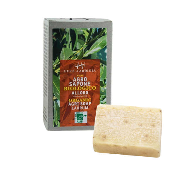 waw1 ORGANICZNE MYDŁO W KOSTCE Z LIŚCIEM LAUROWYM, 100G